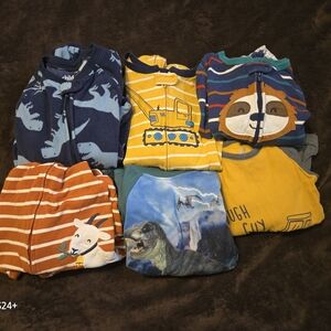 Carter's Kids Pajama Sets - Blue, Yellow, Orange